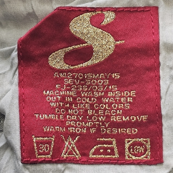 SEVEN7 EMBELLISHED BOOTCUT FLAP POCKET JEANS - Picture 9 of 10